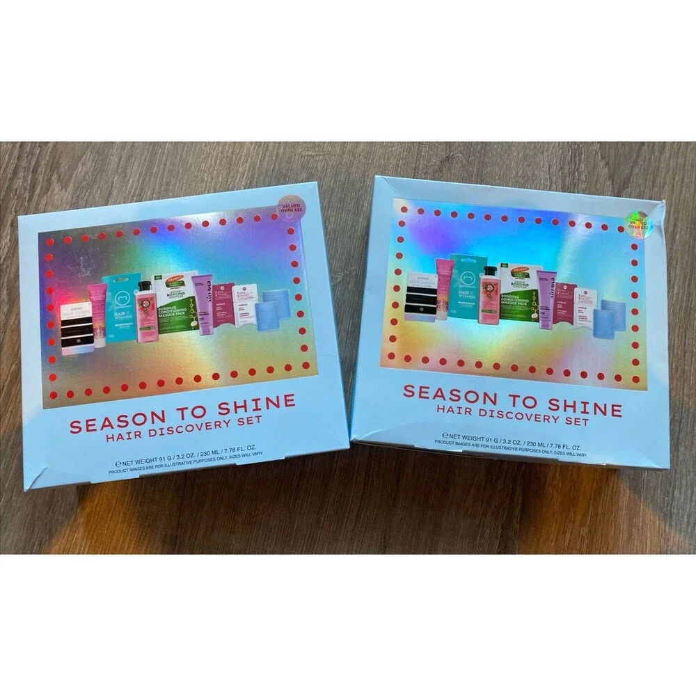 Season to Shine Hair Styling Set -9 Pc Method Herbal Essences Palmers (2 Bx Set)